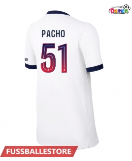 Günstige Paris Saint-Germain Willian Pacho #51 Auswärtstrikot Damen 2026-27 Kurzarm